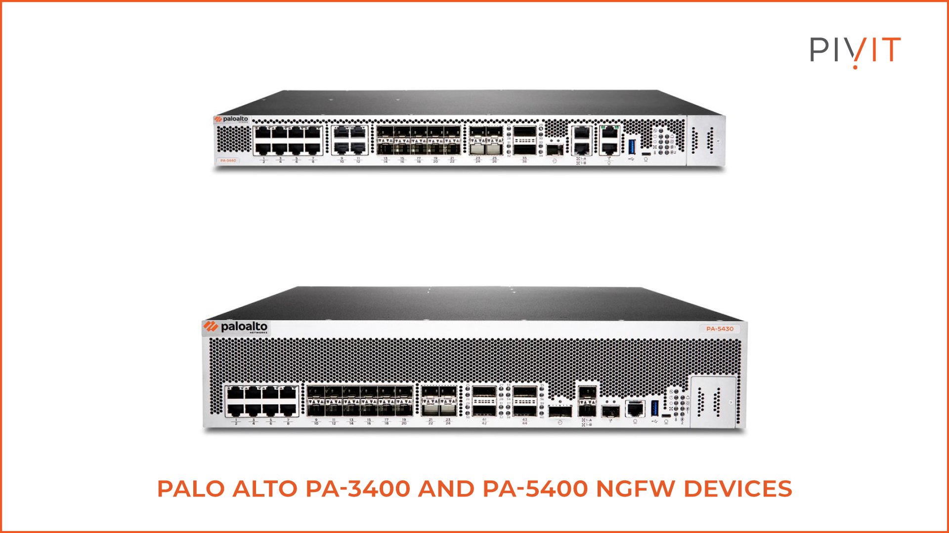 Palo Alto PA-3400 and PA-5400 NGFW devices