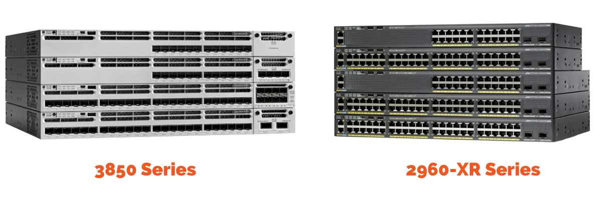 head-to-head 2960-XR and 3850 Cisco switches from pivit global