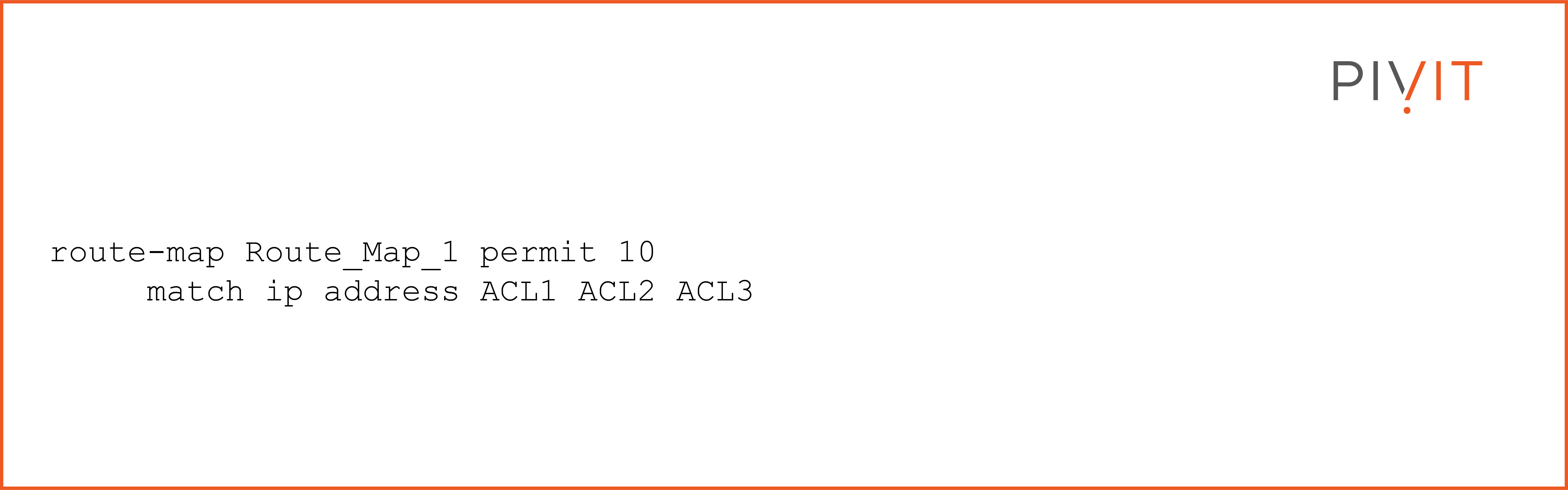 Route map permit commands and match statements (OR statements)