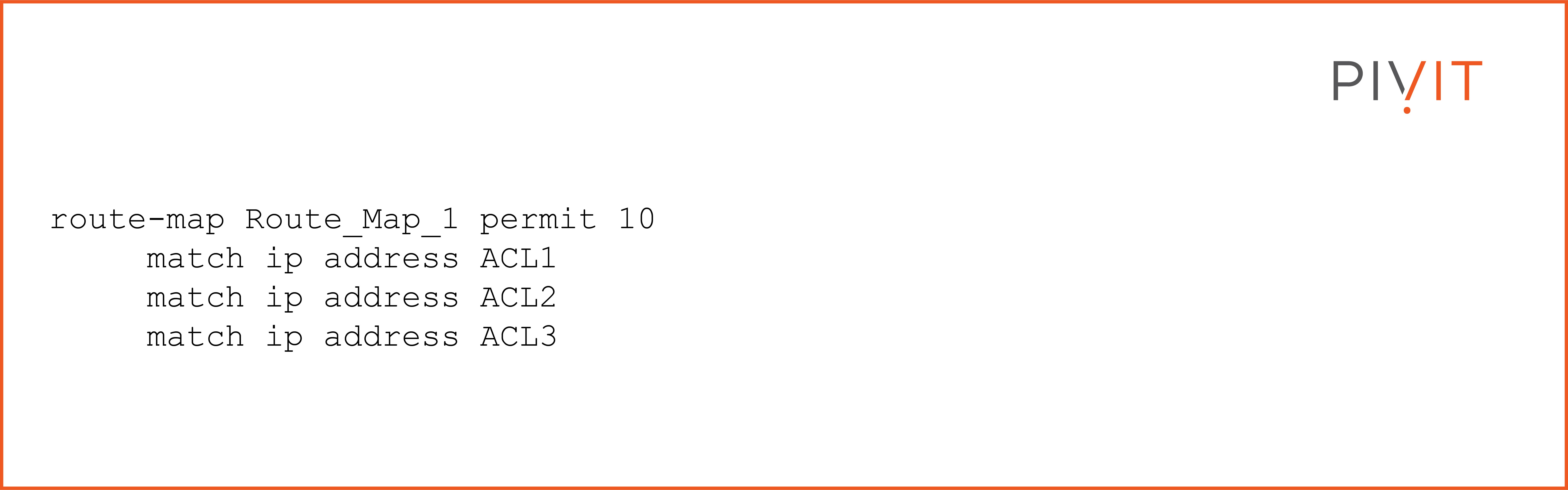 Route map permit commands and match statements (AND statements)