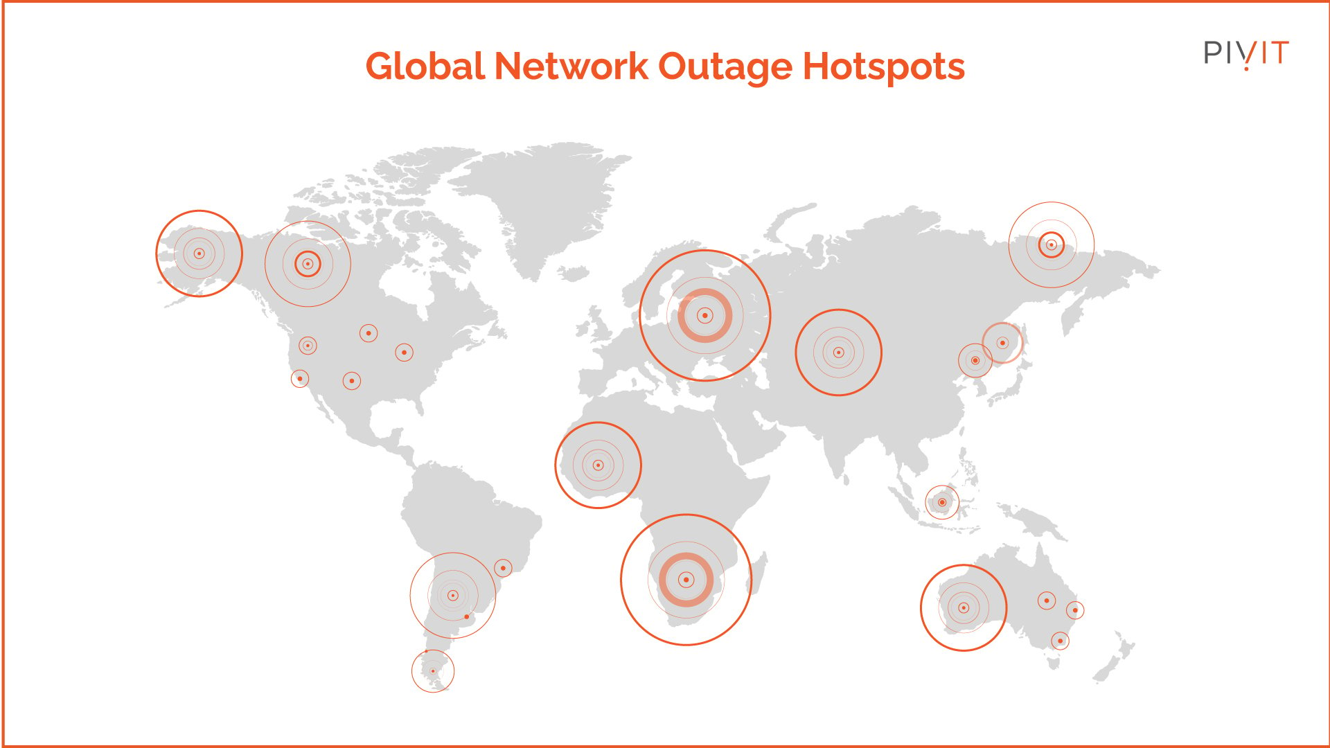 global network outage hotspots from pivit global