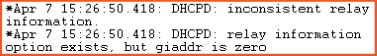 dhcp error 1 debug log from pivit global