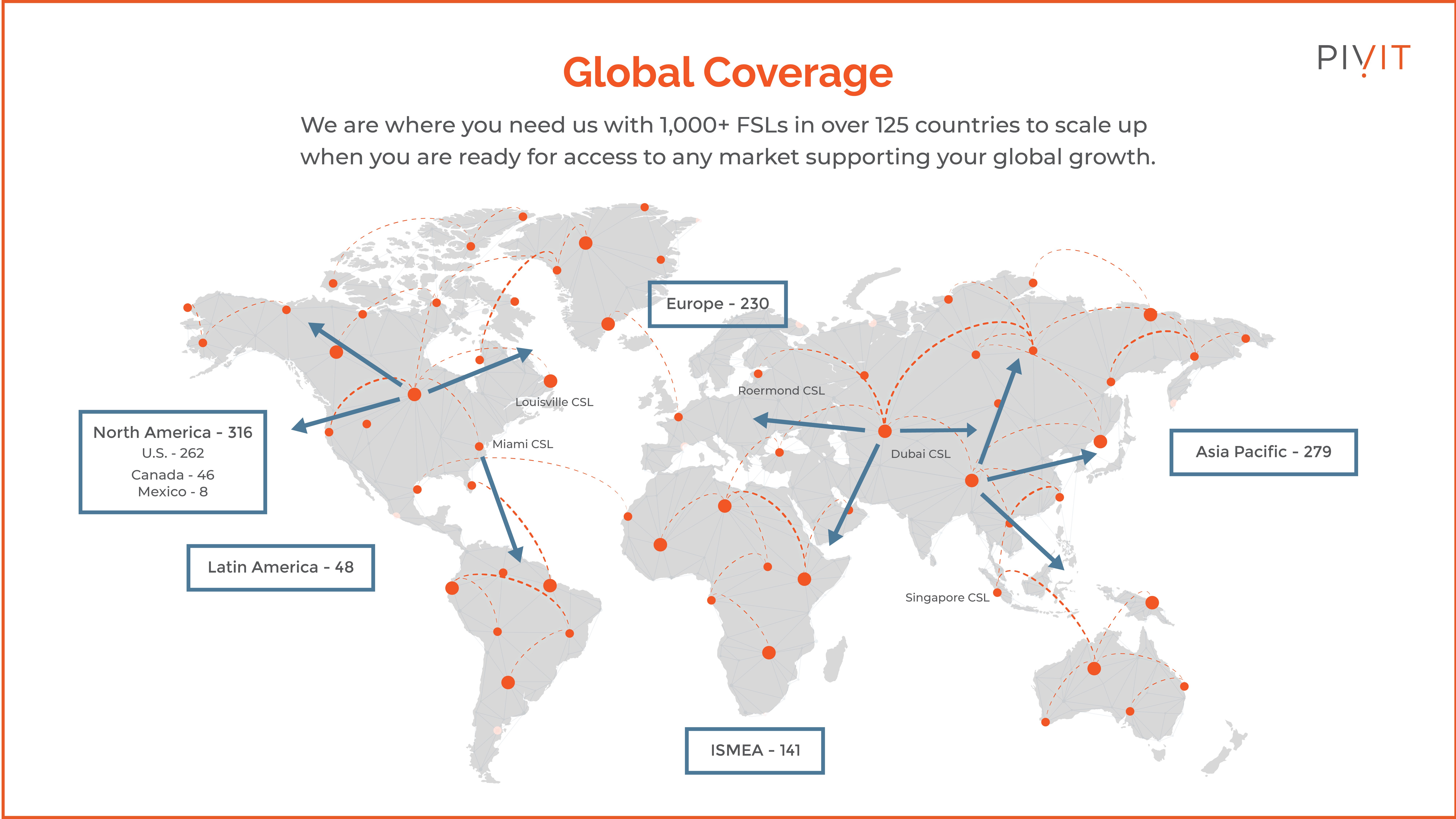 PivIT global coverage map