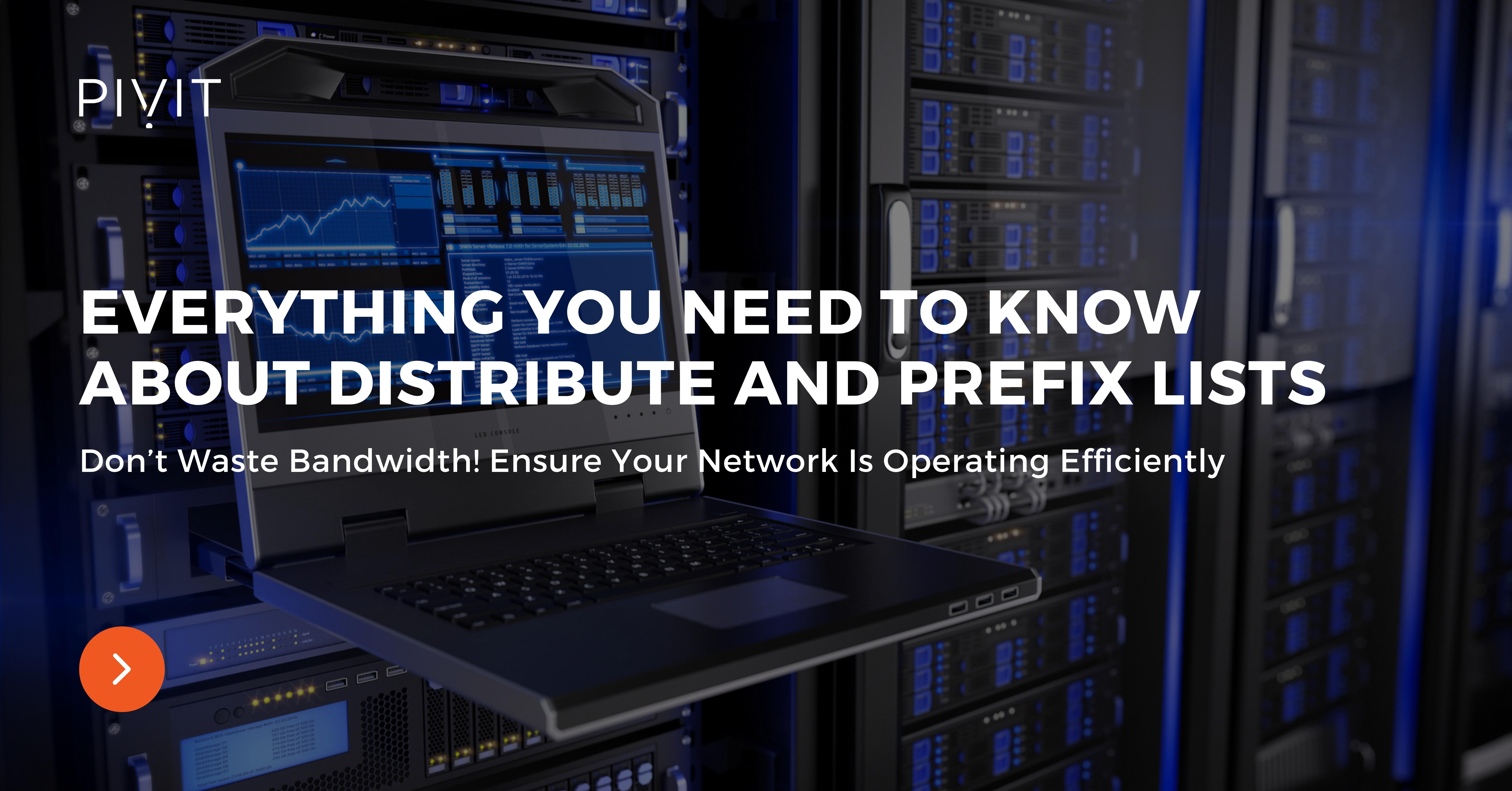 Everything You Need to Know About Distribute and Prefix Lists