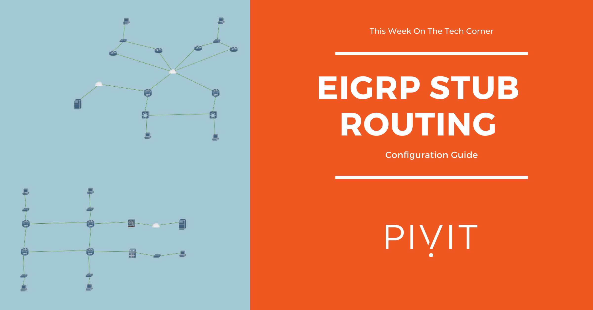 EIGRP configuration with stub routing
